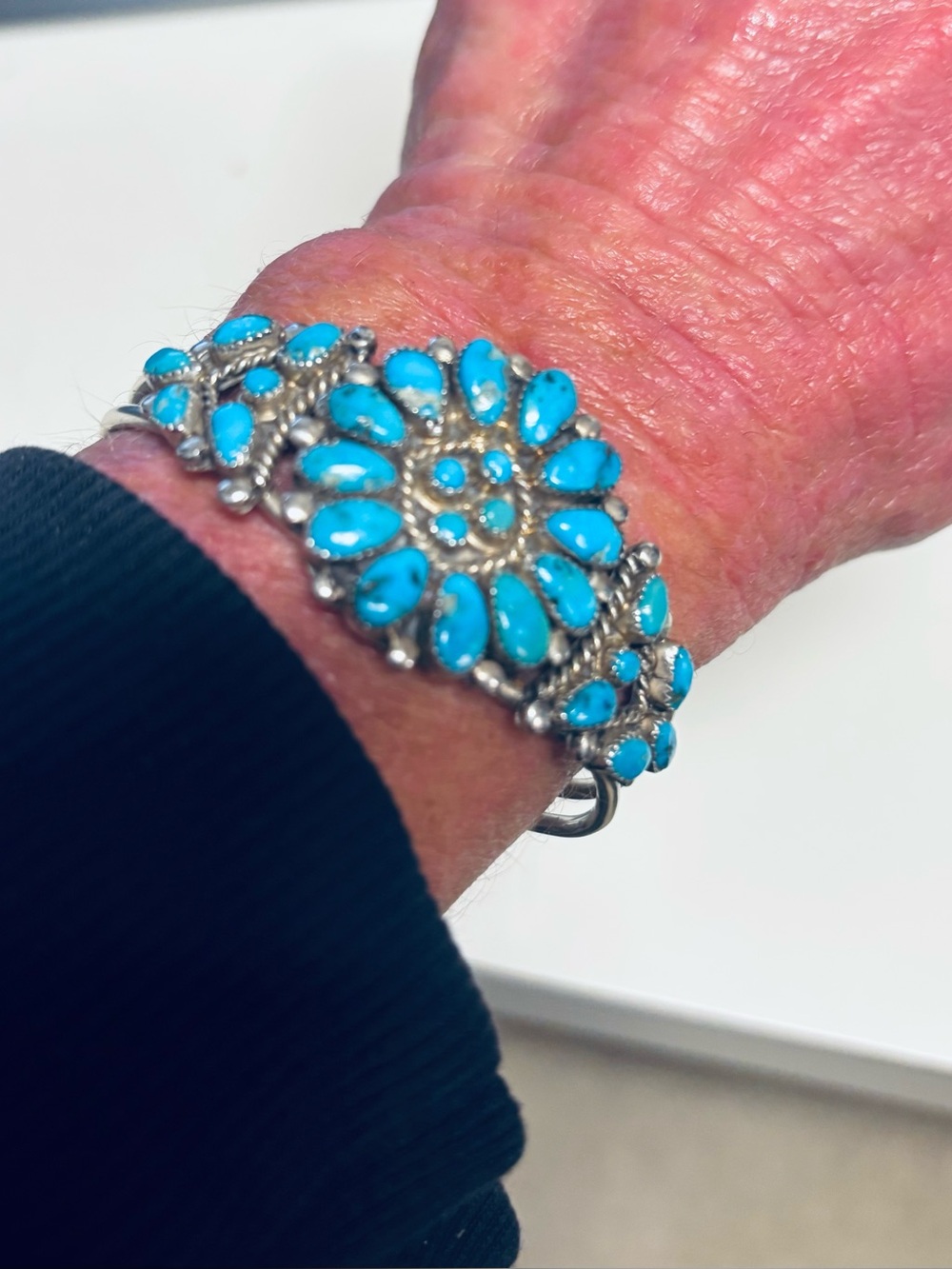 Vintage cluster bracelet